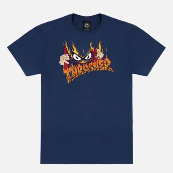 Thrasher Other - NWT: Thrasher Sucka Free Navy T-Shirt